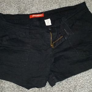 Union bay black shorts